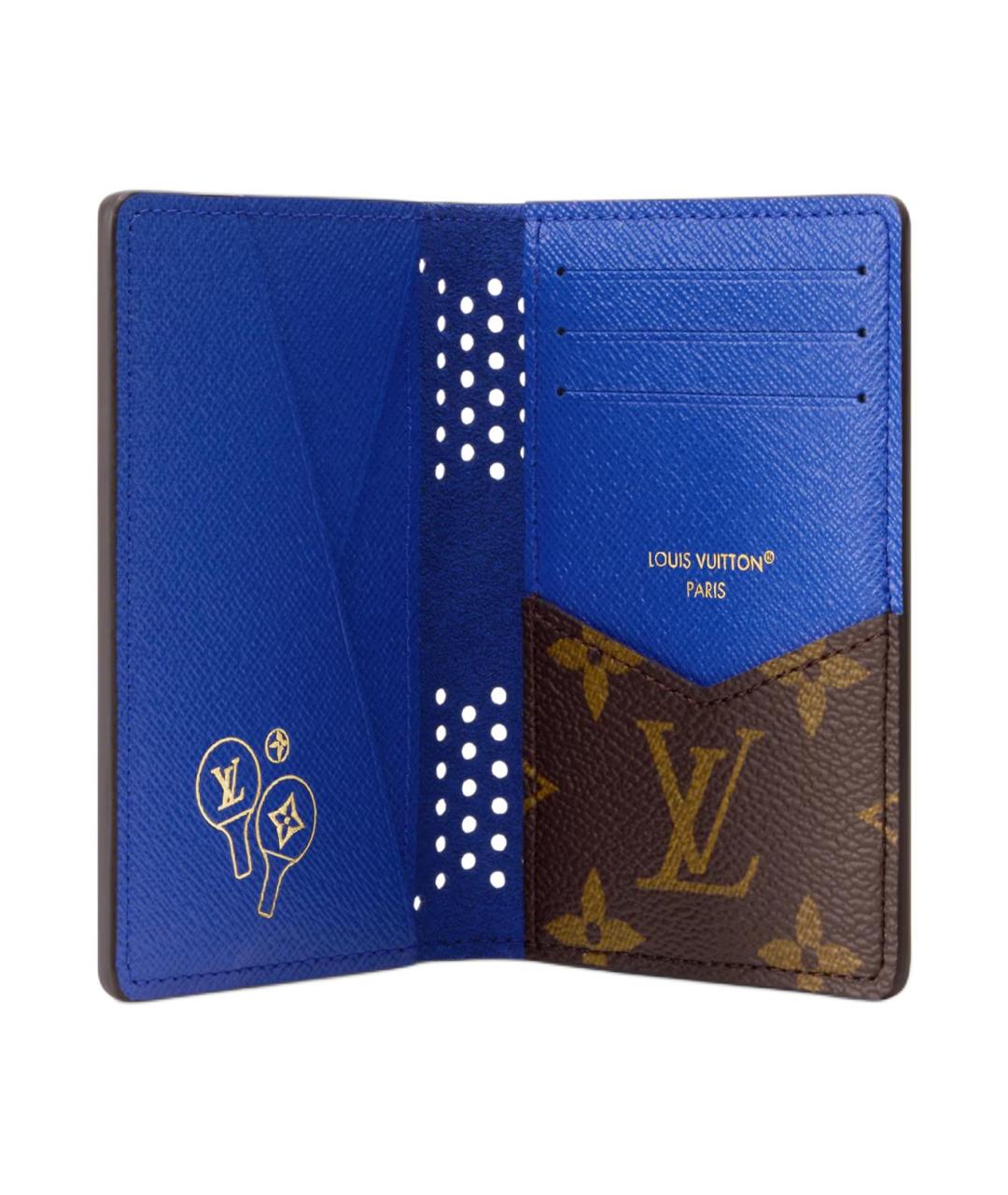 LOUIS VUITTON Коричневый кардхолдер, фото 4