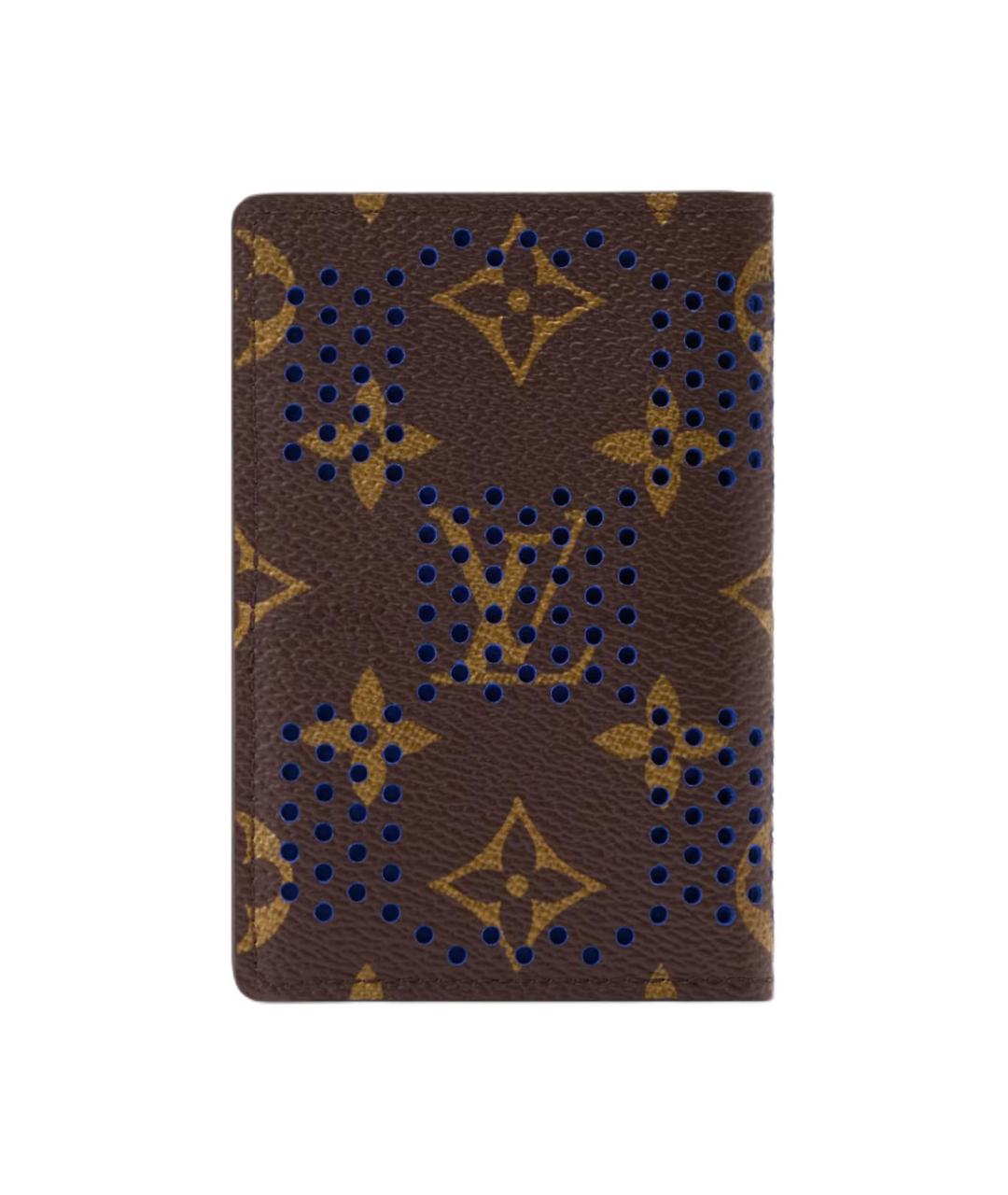 LOUIS VUITTON Коричневый кардхолдер, фото 3