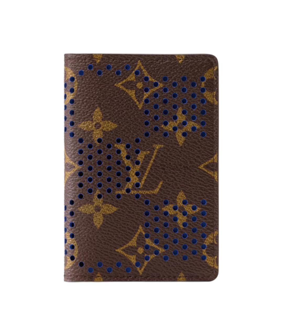LOUIS VUITTON Коричневый кардхолдер, фото 1