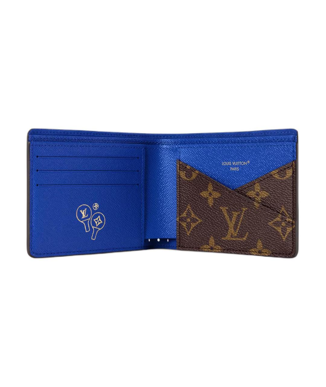 LOUIS VUITTON Коричневый кошелек, фото 4