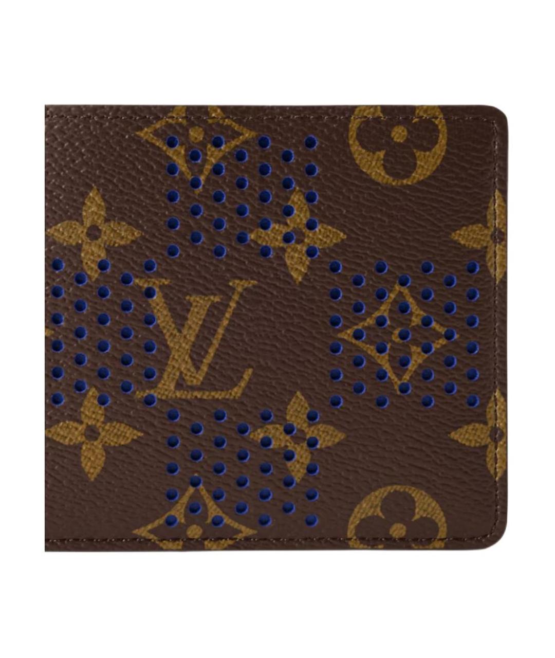 LOUIS VUITTON Коричневый кошелек, фото 5