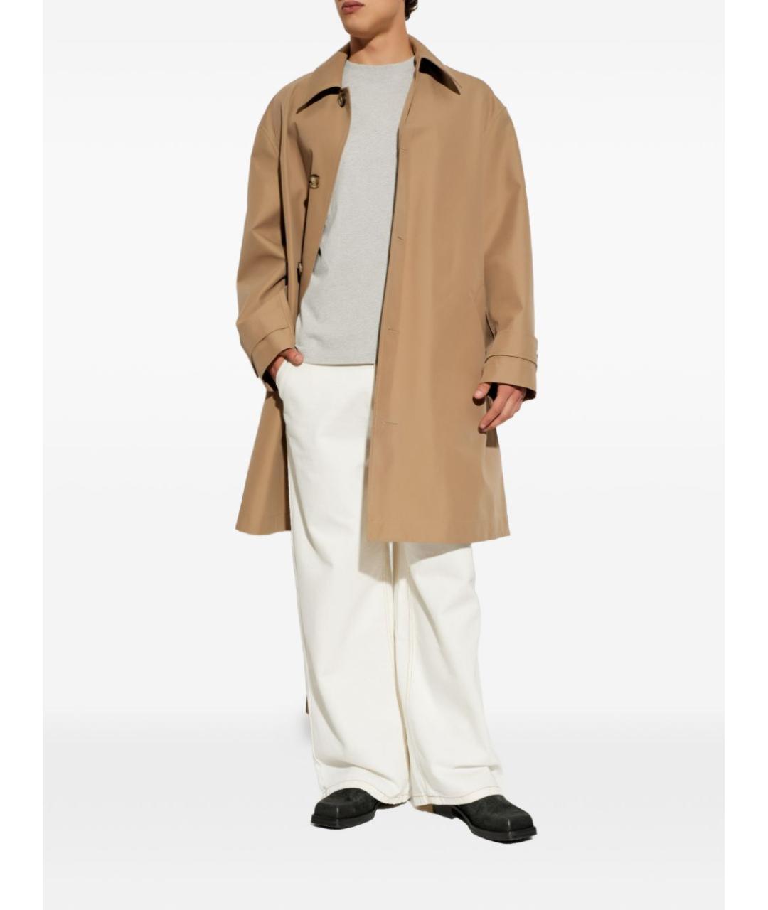 JIL SANDER Серая хлопковая футболка, фото 2
