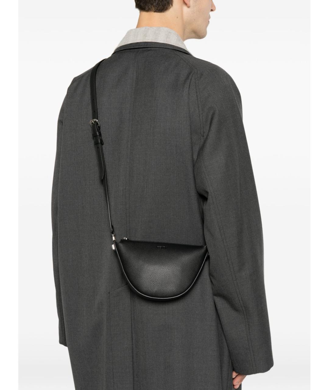 FENDI Черная кожаная сумка на плечо, фото 4