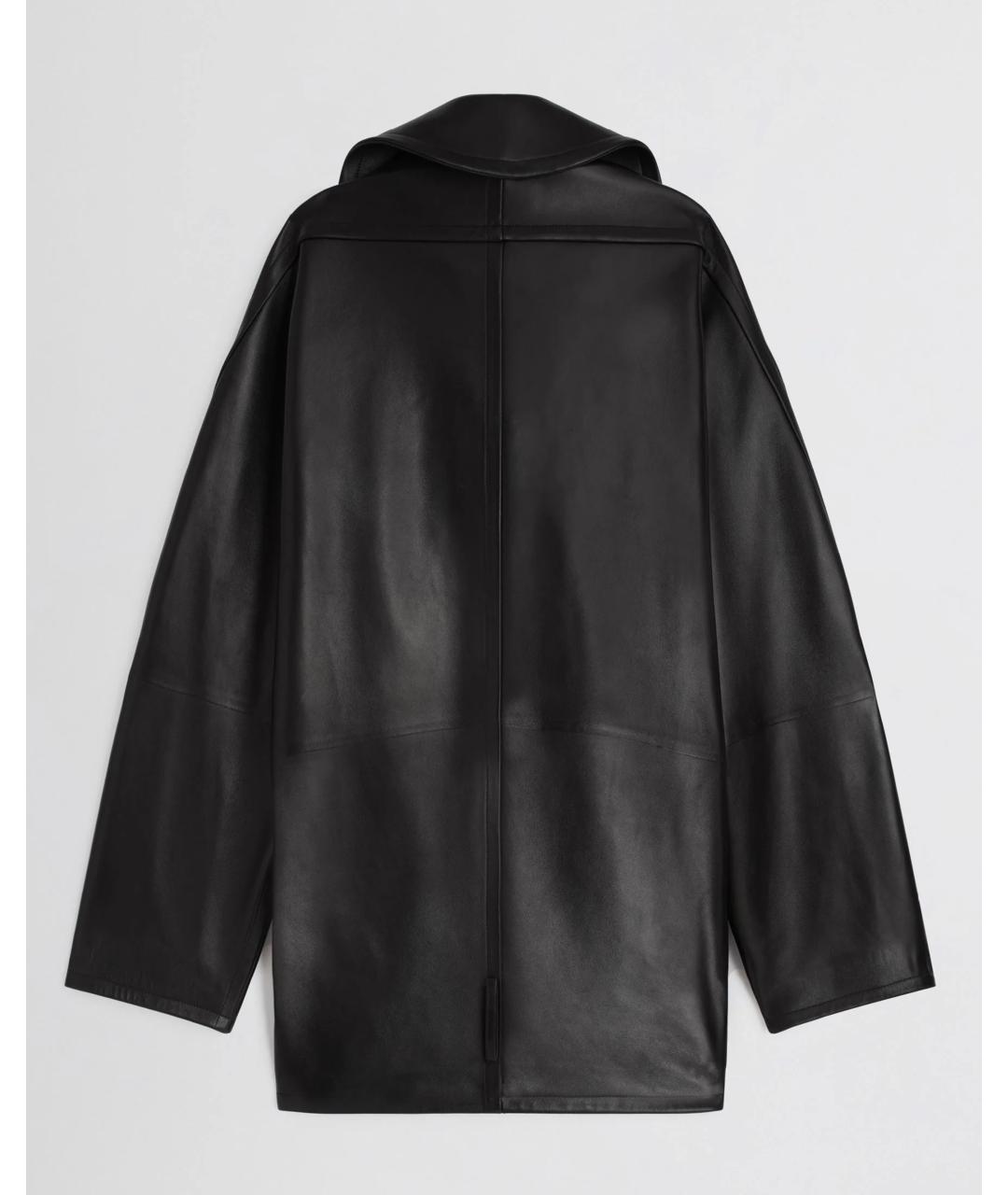 PHOEBE PHILO Черная кожаная куртка, фото 4