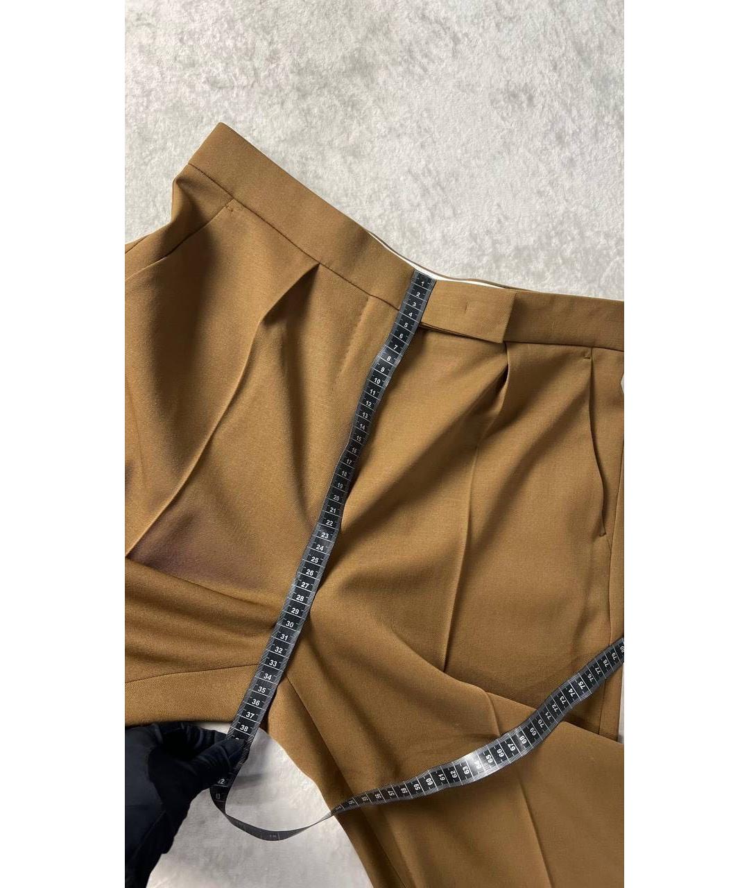 MAX MARA Коричневые прямые брюки, фото 8