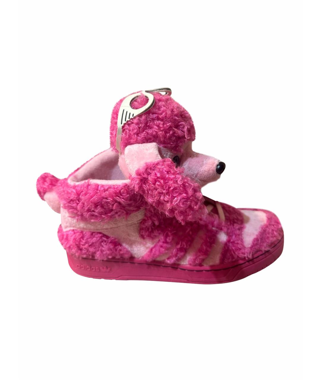 ADIDAS Розовые высокие кроссовки / кеды, фото 1