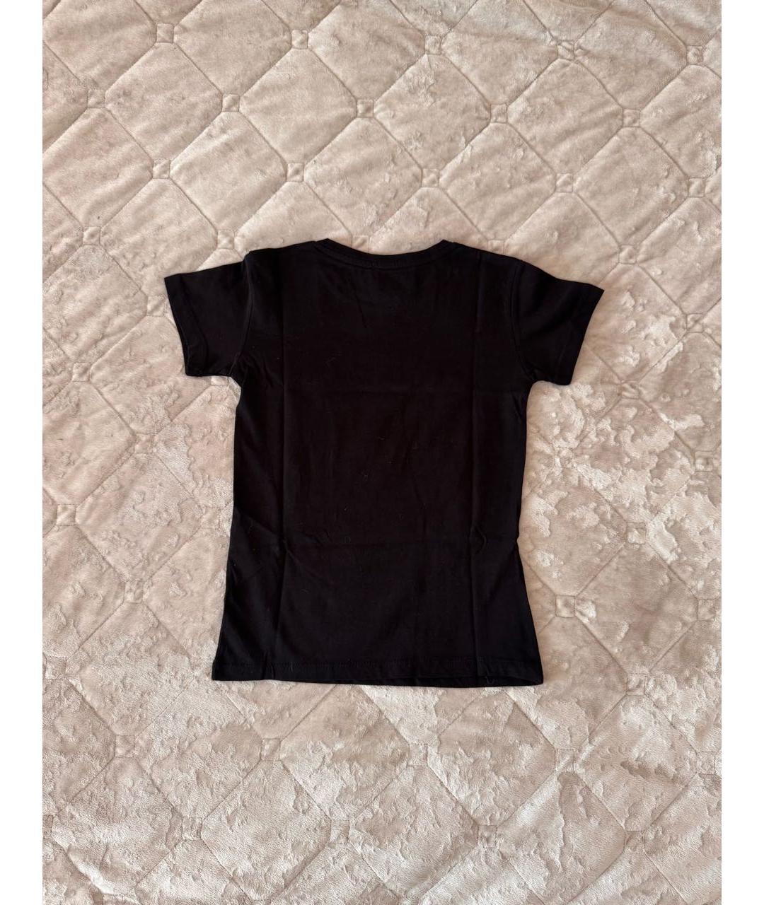 GUCCI Черный хлопковый детская футболка / топ, фото 2