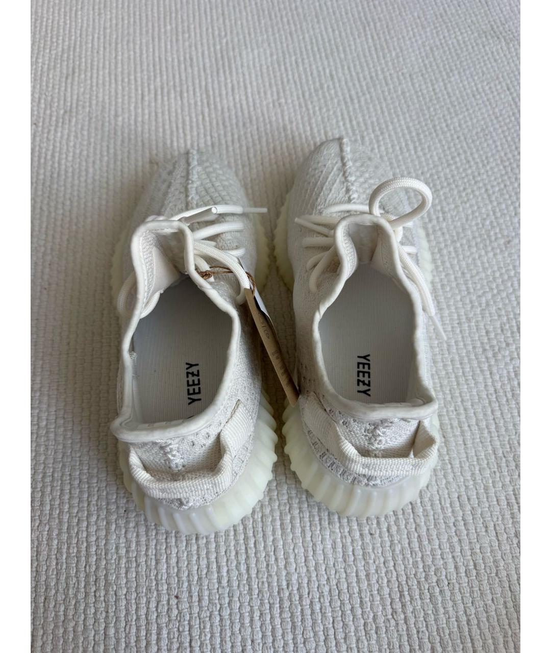 ADIDAS Белые текстильные кроссовки, фото 3