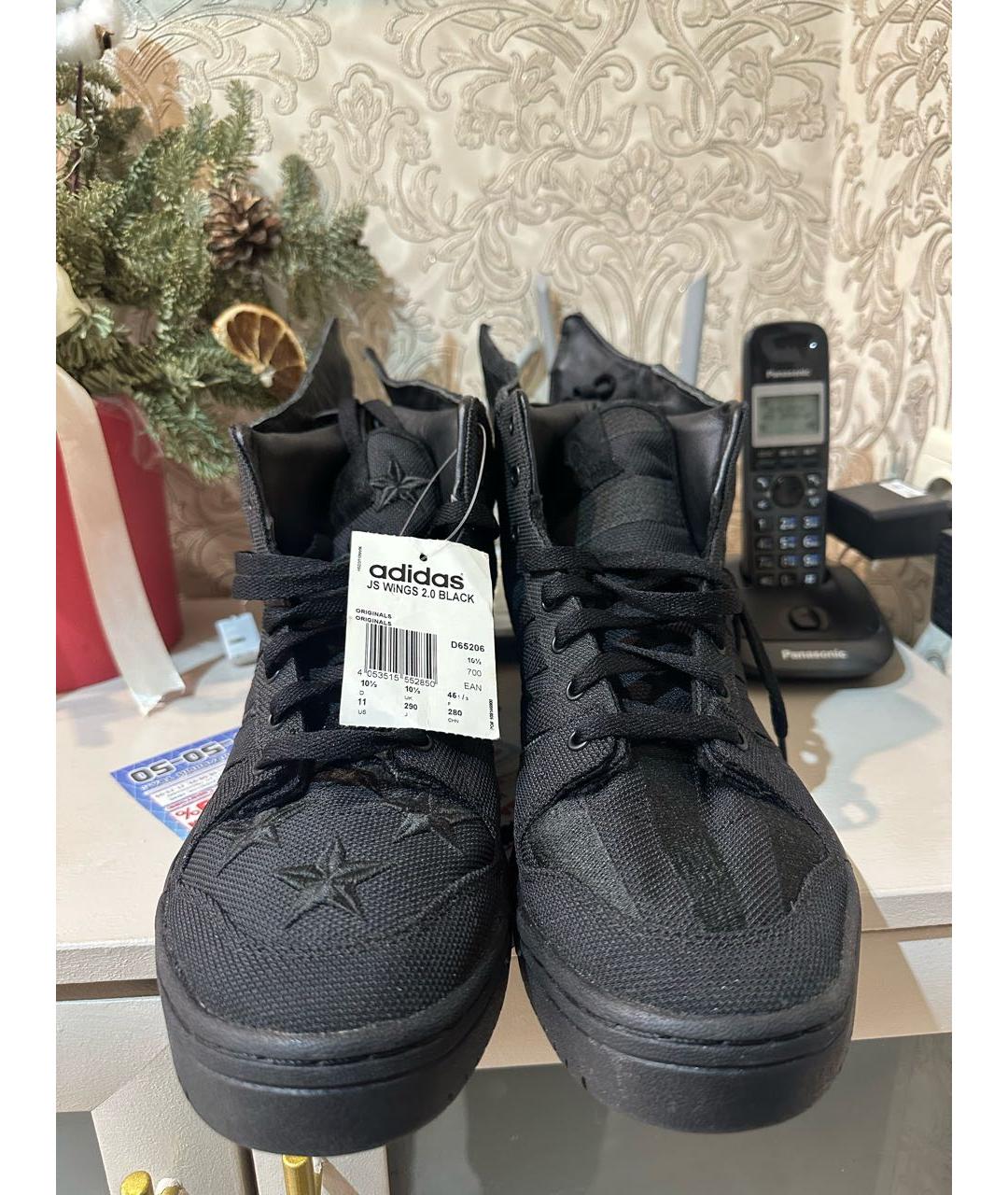 ADIDAS Черные высокие кроссовки / кеды, фото 2