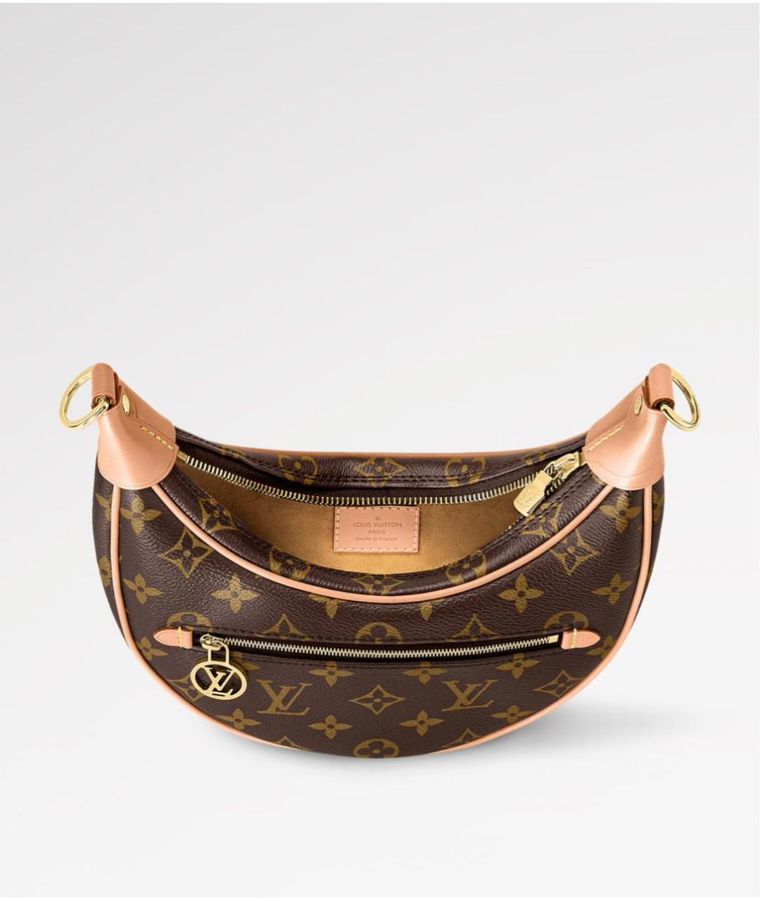 LOUIS VUITTON Коричневая сумка через плечо, фото 4