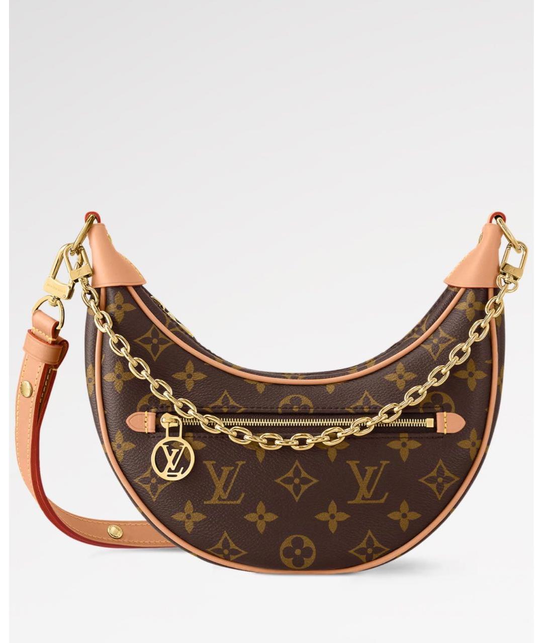 LOUIS VUITTON Коричневая сумка через плечо, фото 7