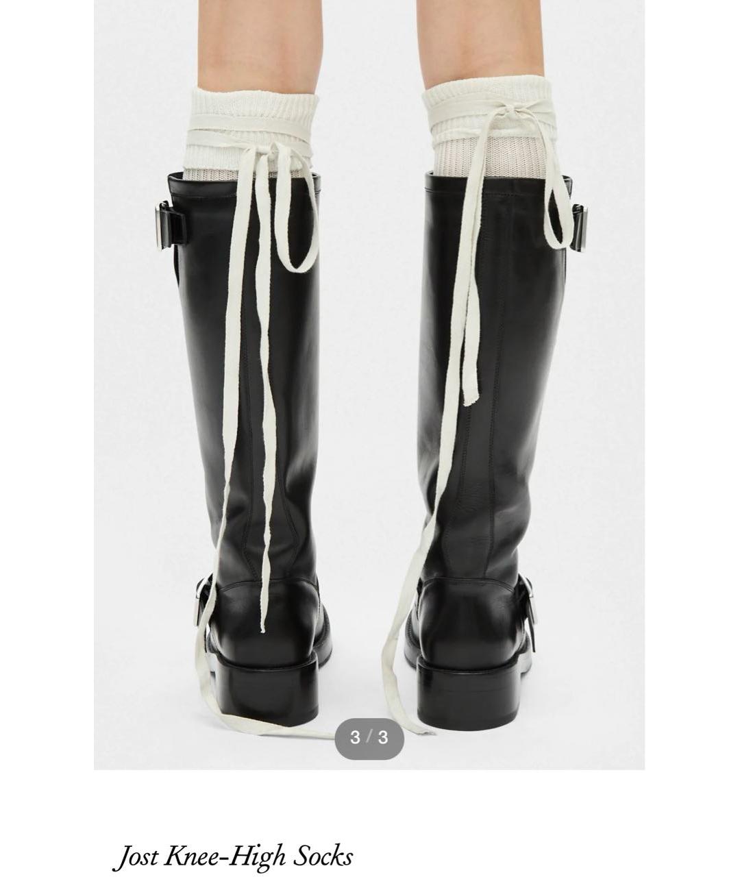 ANN DEMEULEMEESTER Белые носки, чулки и колготы, фото 2