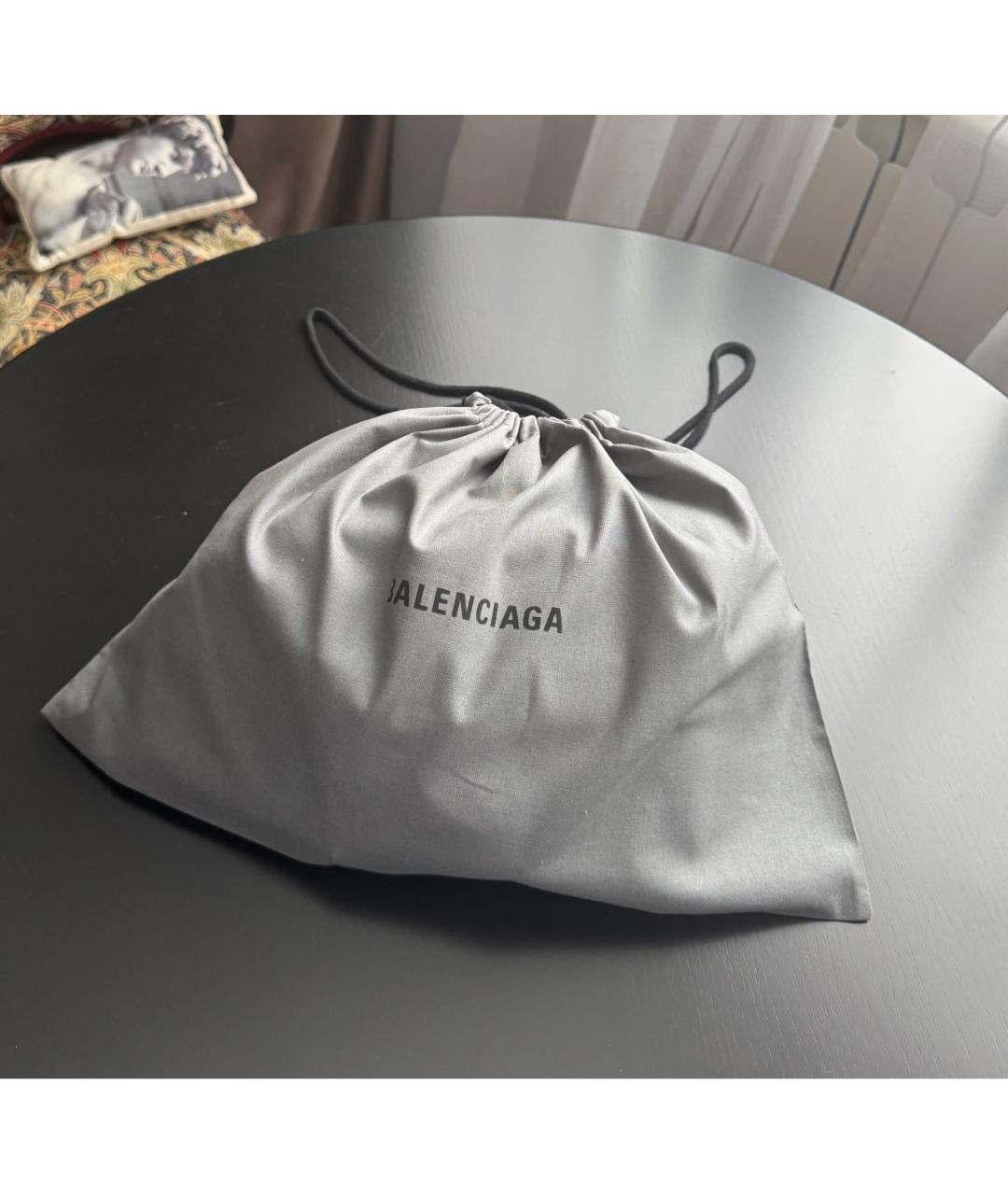 BALENCIAGA Коричневая жаккардовая поясная сумка, фото 4