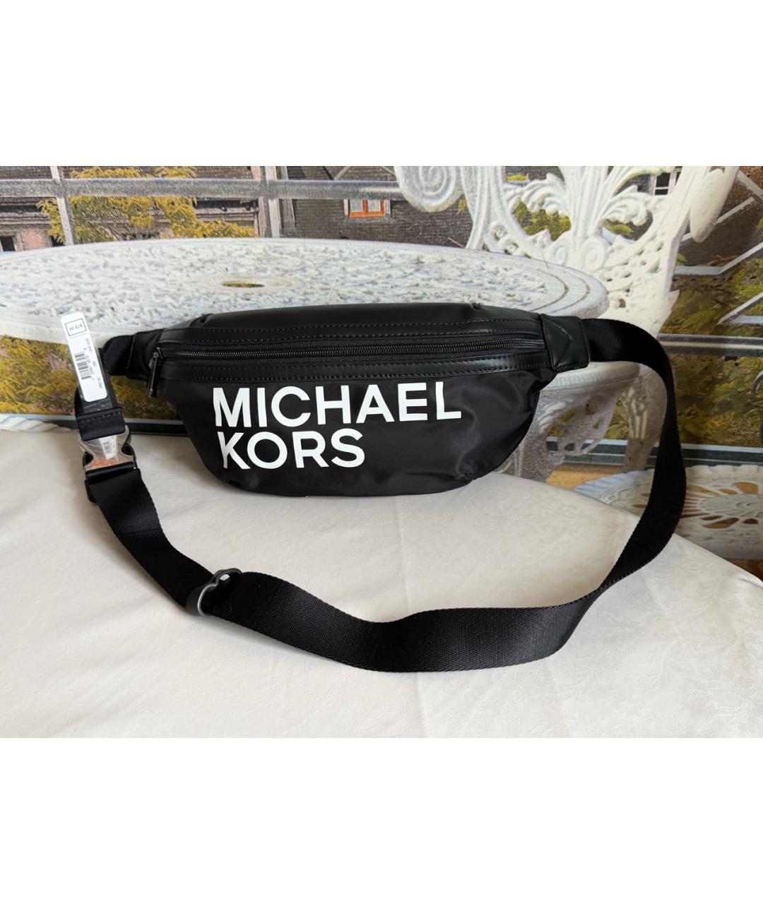 MICHAEL KORS Черная поясная сумка, фото 9