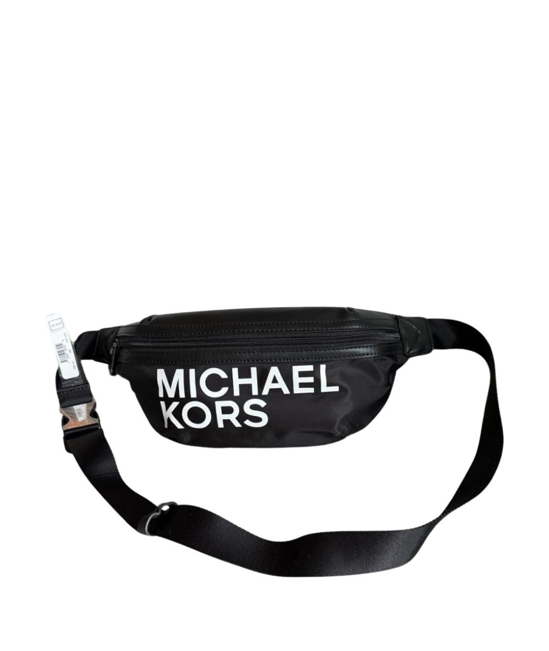 MICHAEL KORS Черная поясная сумка, фото 1