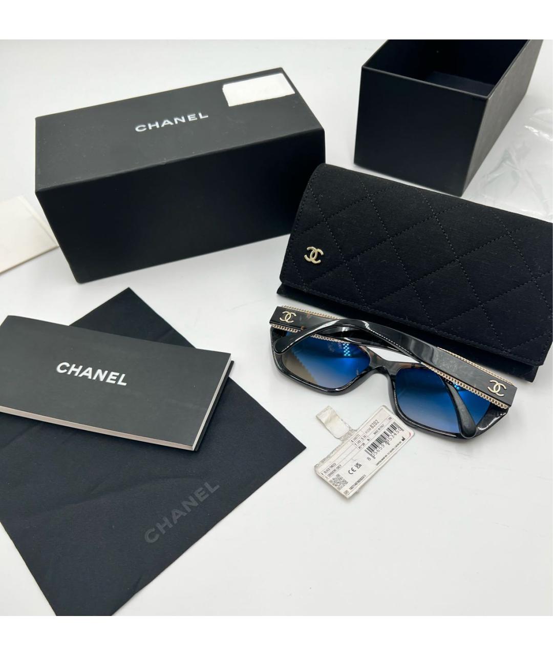 CHANEL Коричневые солнцезащитные очки, фото 3