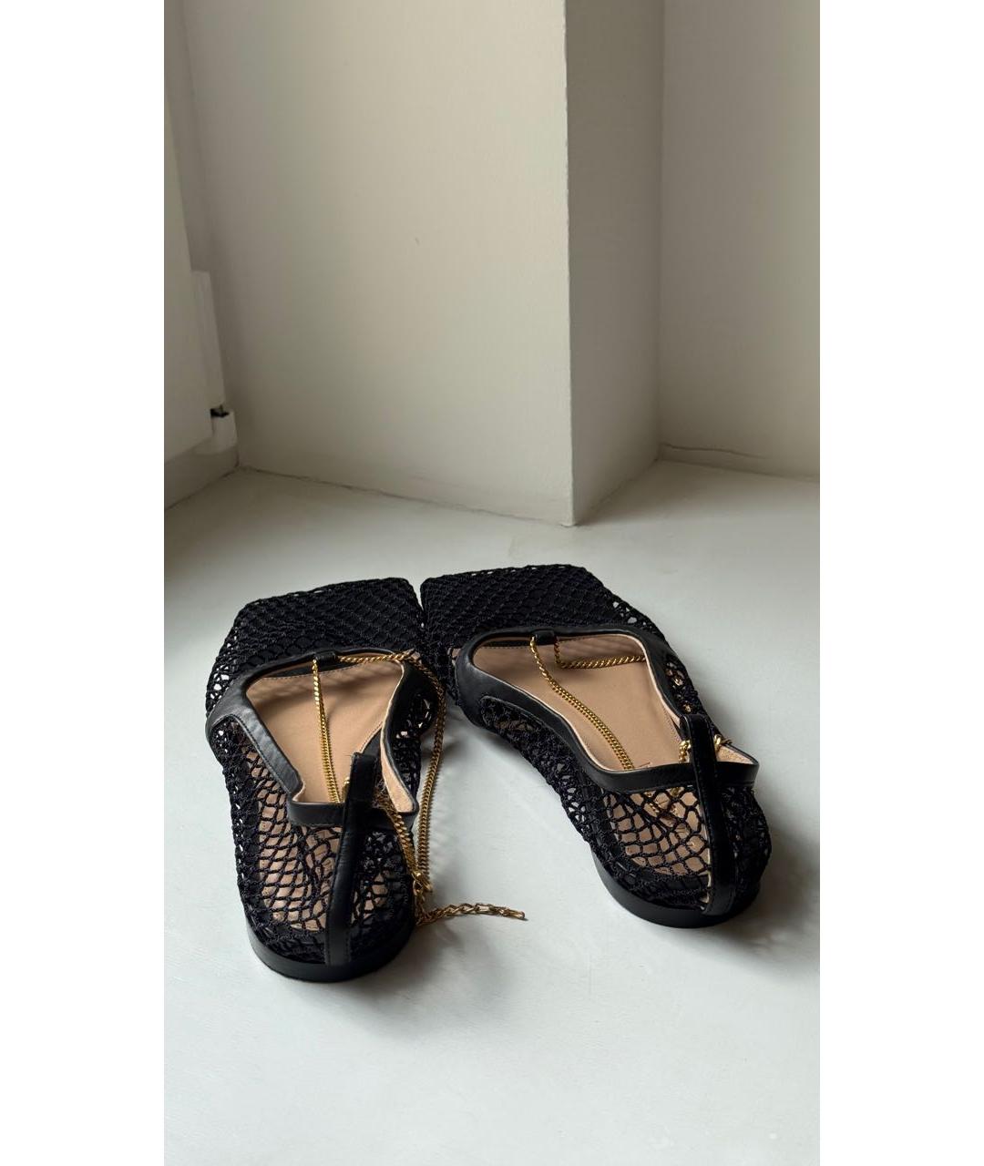 BOTTEGA VENETA Черные балетки, фото 4