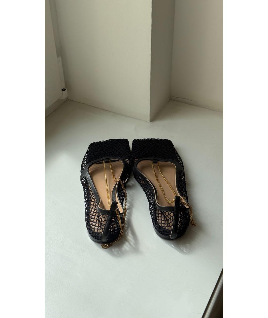 BOTTEGA VENETA Черные балетки, фото 3