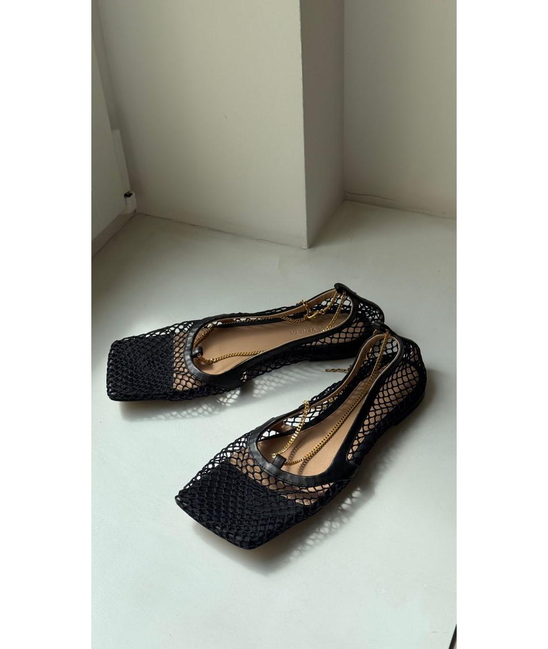 BOTTEGA VENETA Черные балетки, фото 6