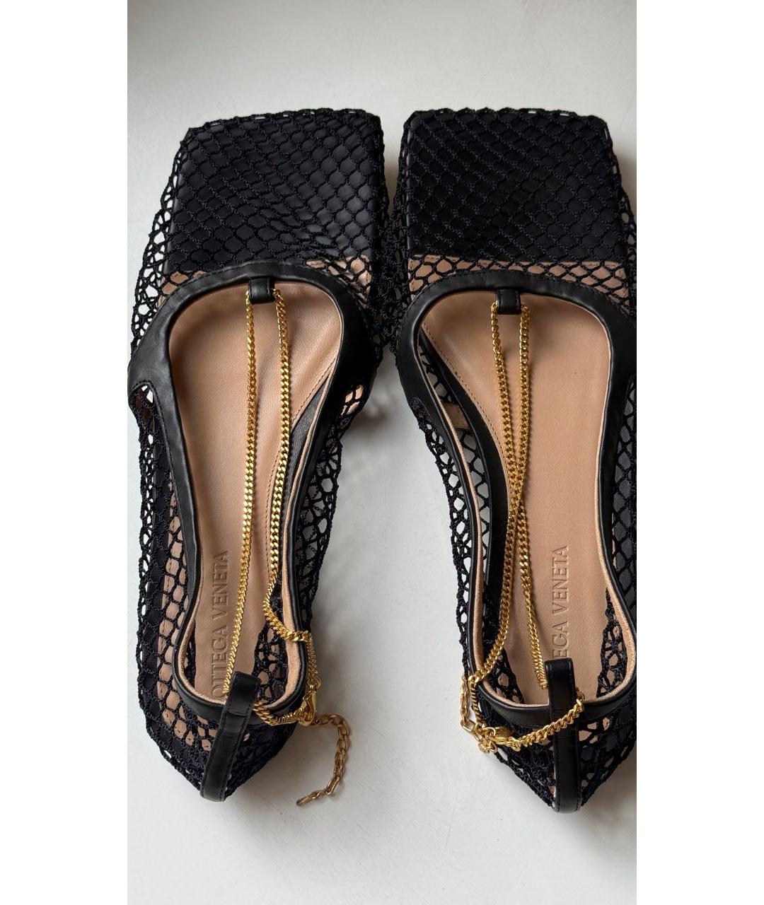 BOTTEGA VENETA Черные балетки, фото 5
