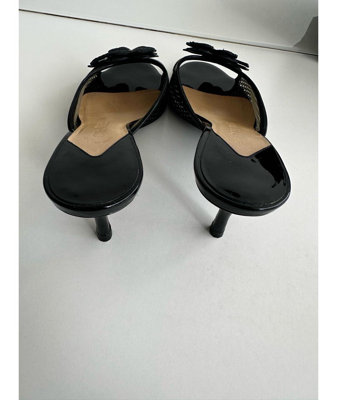 CHANEL Черные мюли, фото 2