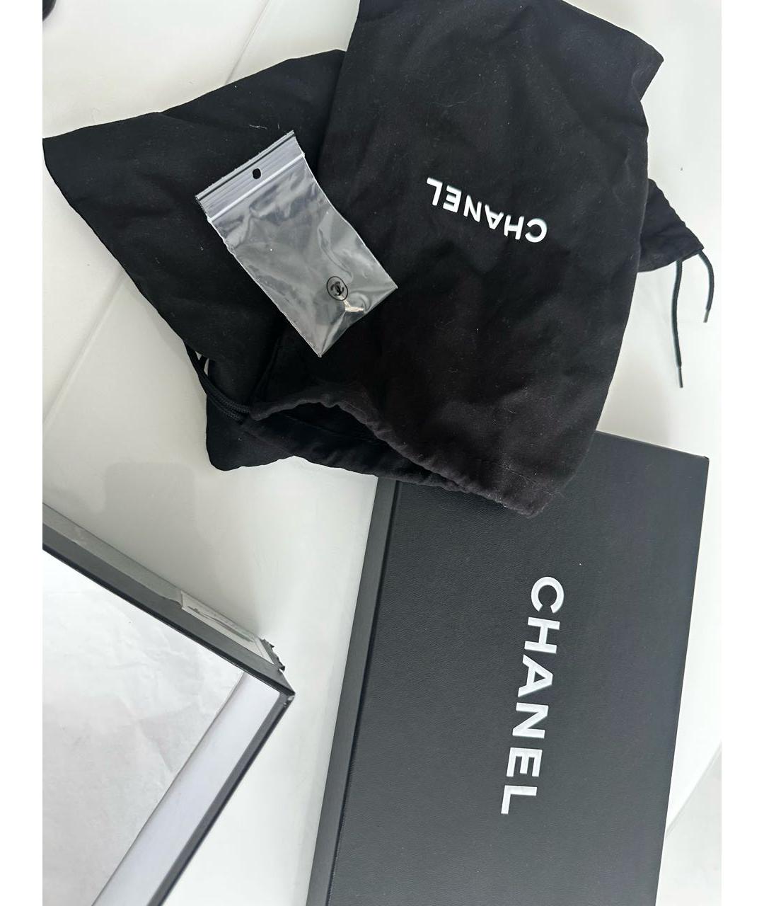 CHANEL Черные мюли, фото 4