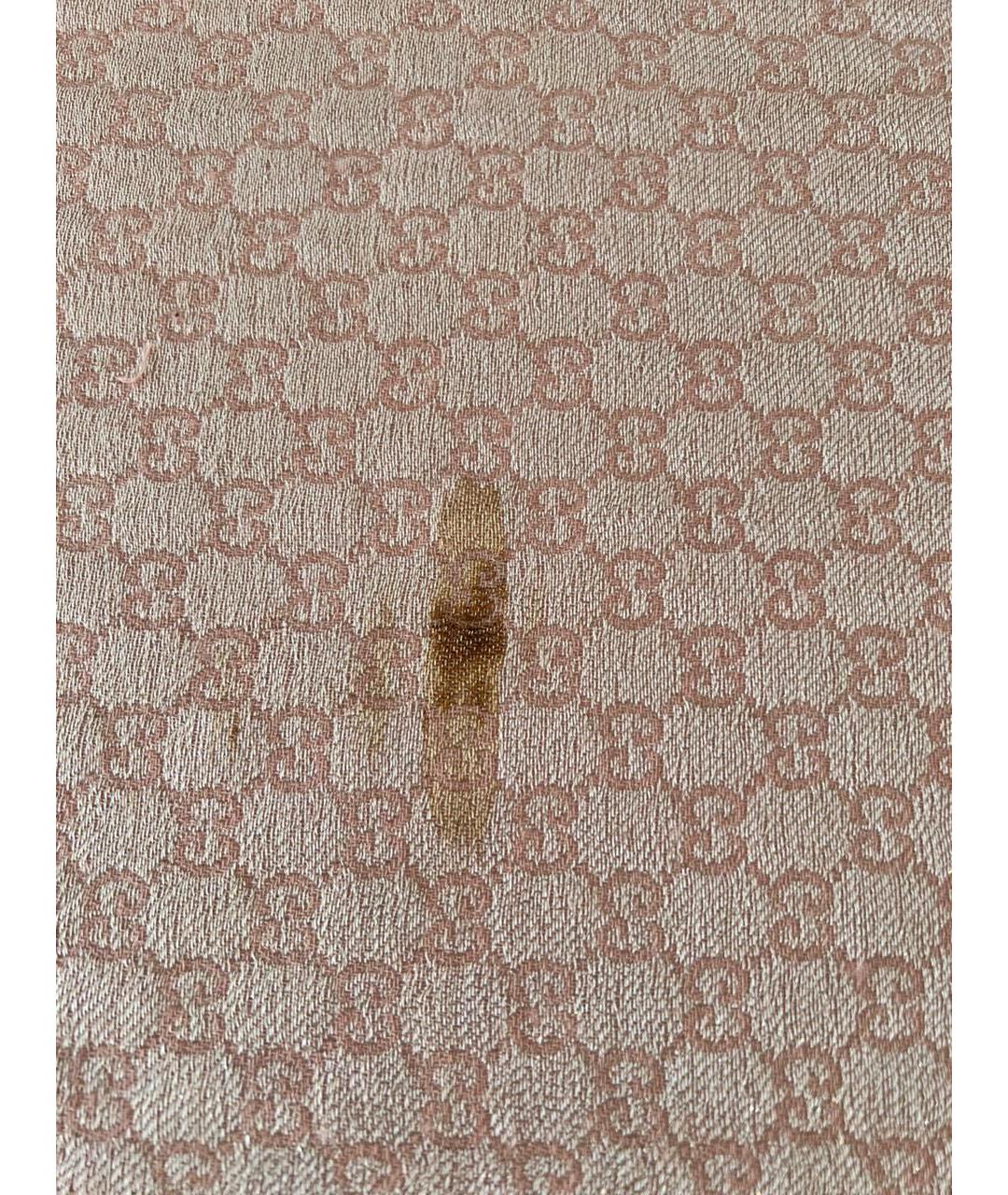 GUCCI Коралловый шарф, фото 8