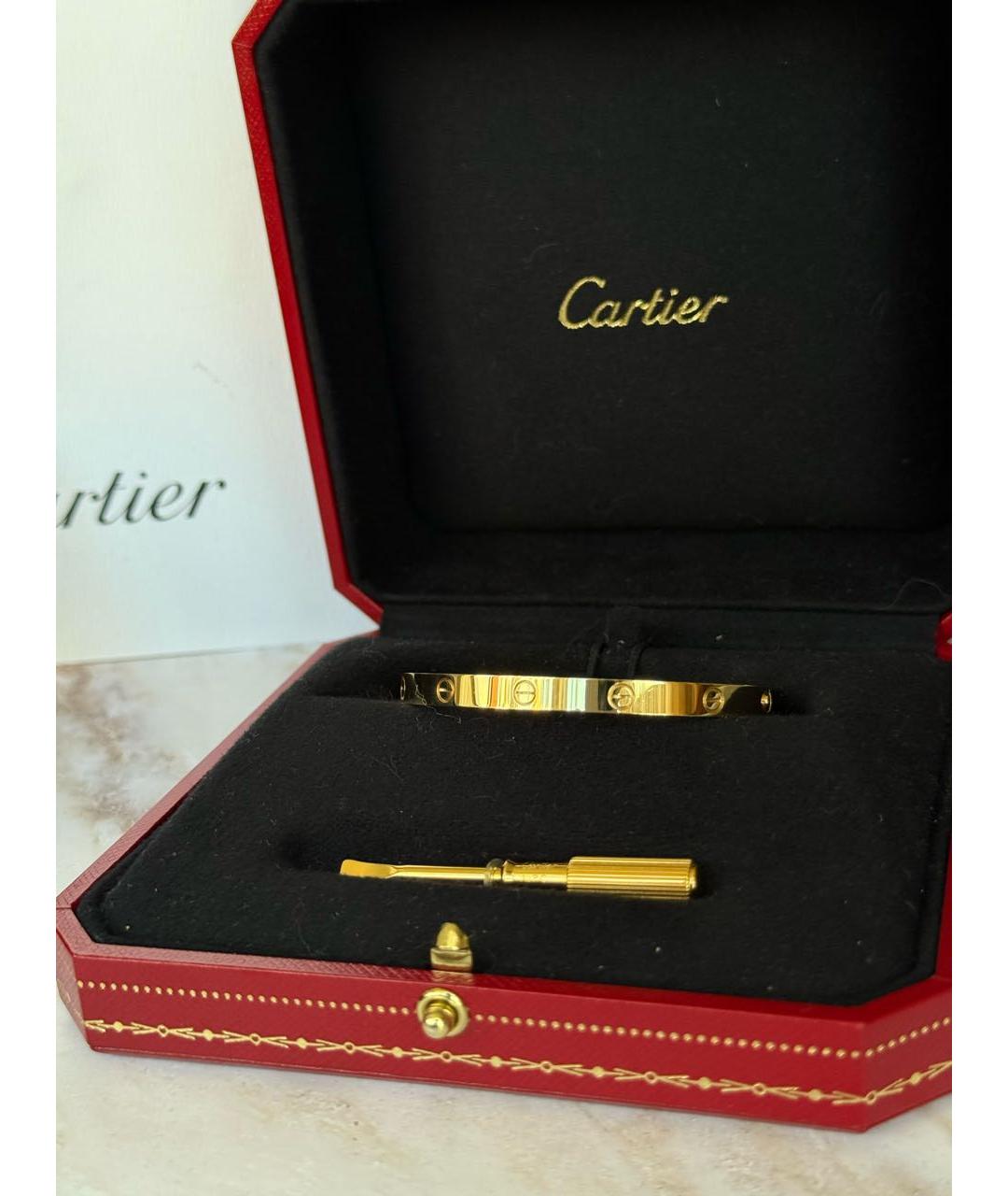 CARTIER Золотой браслет из желтого золота, фото 3