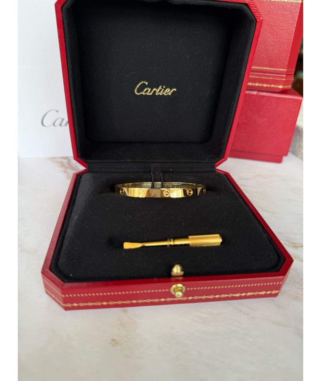 CARTIER Золотой браслет из желтого золота, фото 6