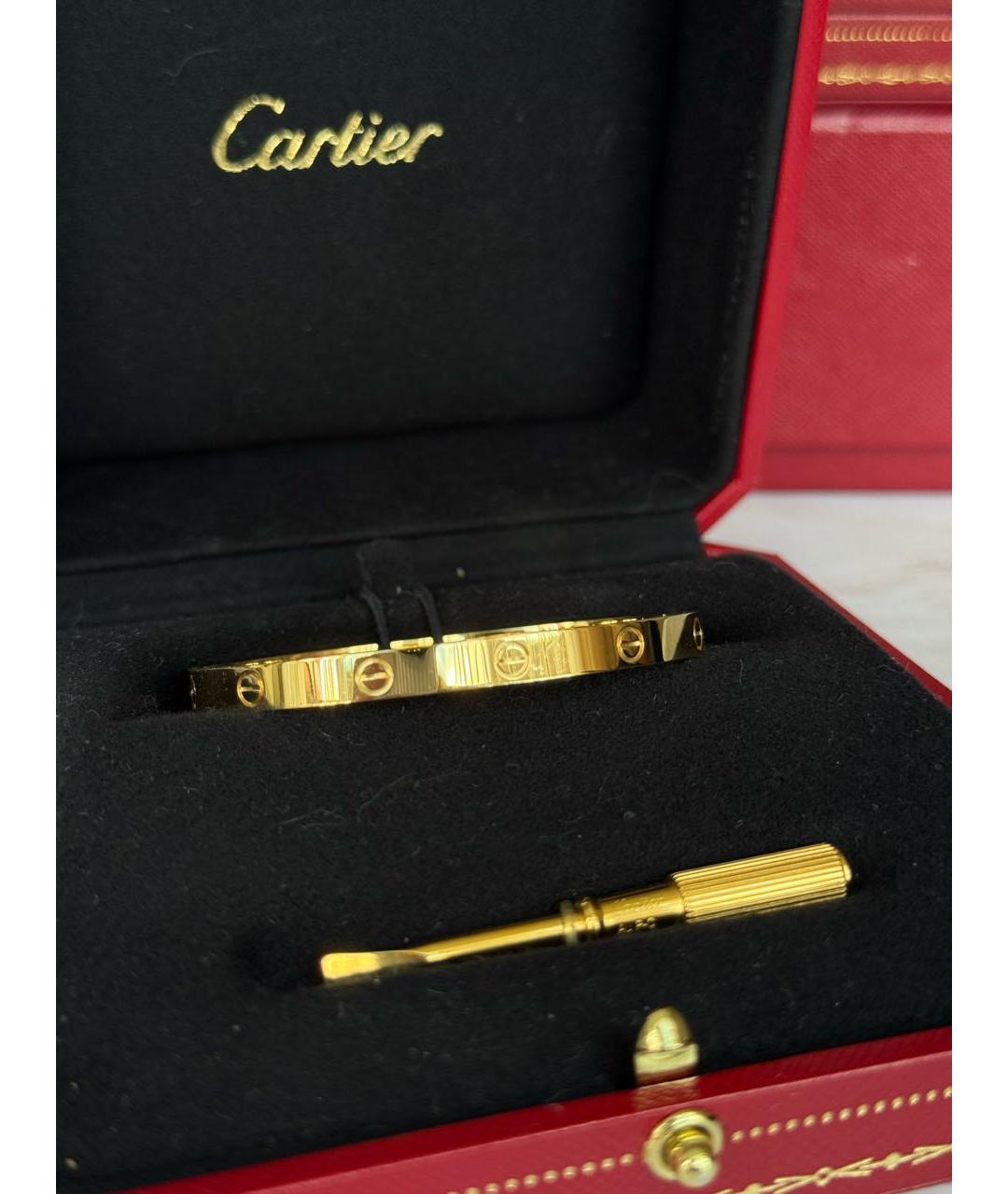 CARTIER Золотой браслет из желтого золота, фото 7