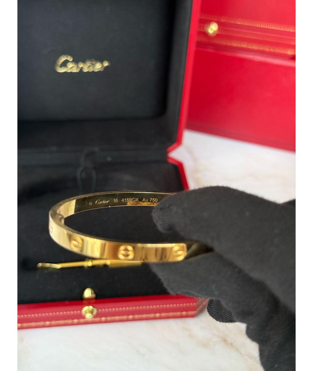 CARTIER Золотой браслет из желтого золота, фото 5