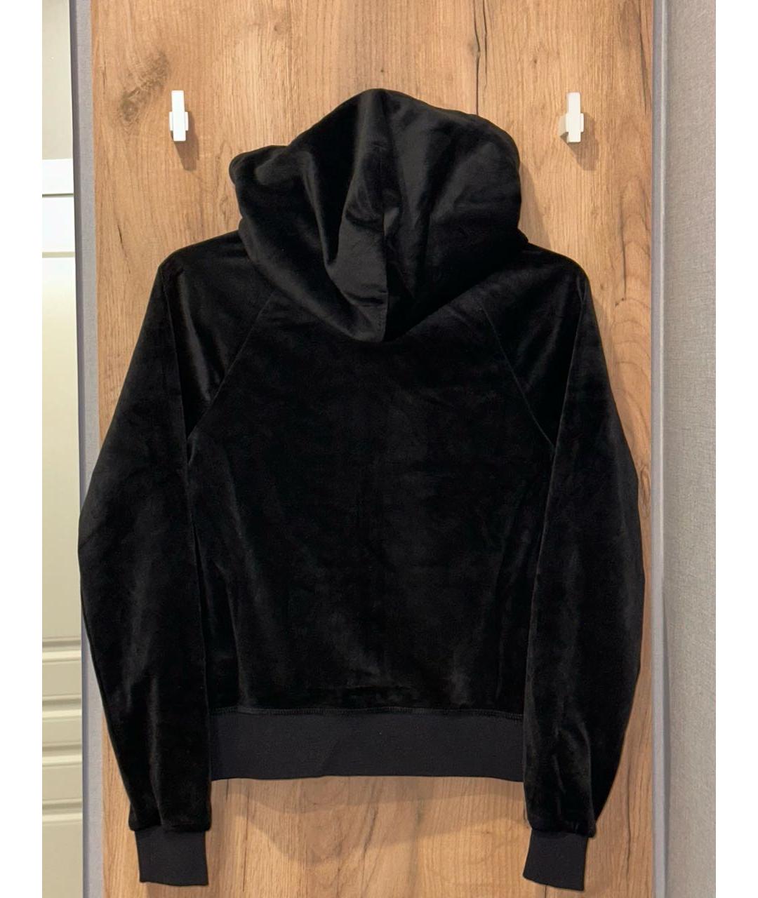 JUICY COUTURE Черный велюровый костюм с брюками, фото 4