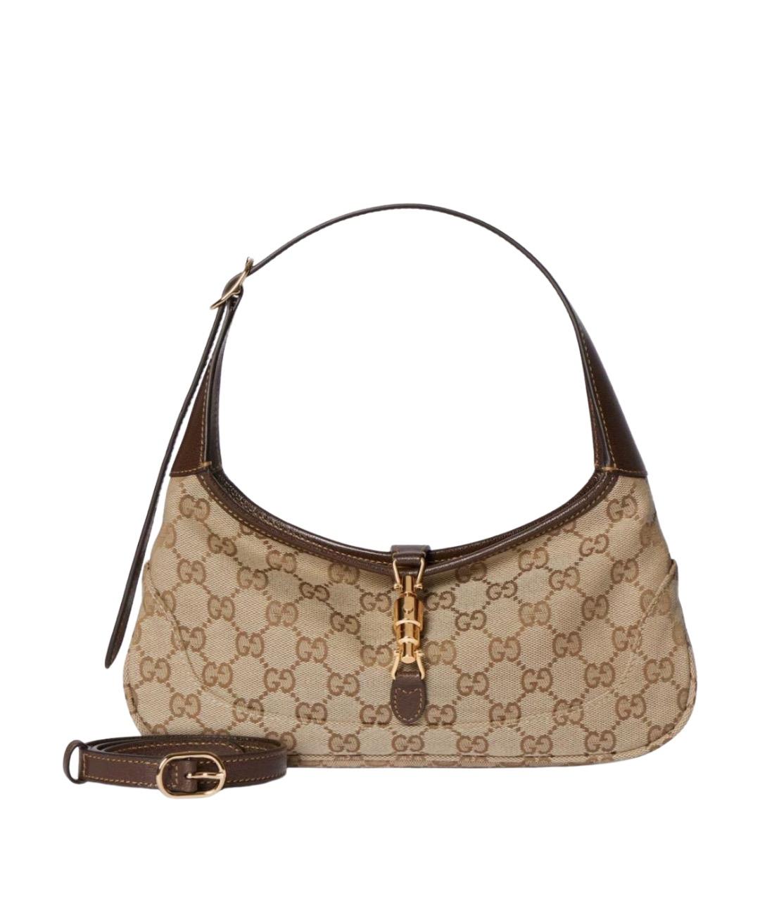 GUCCI Бежевая сумка с короткими ручками, фото 1