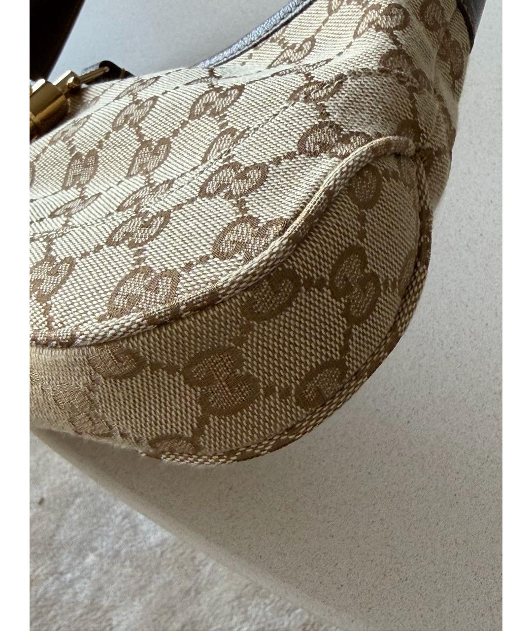 GUCCI Бежевая сумка с короткими ручками, фото 8