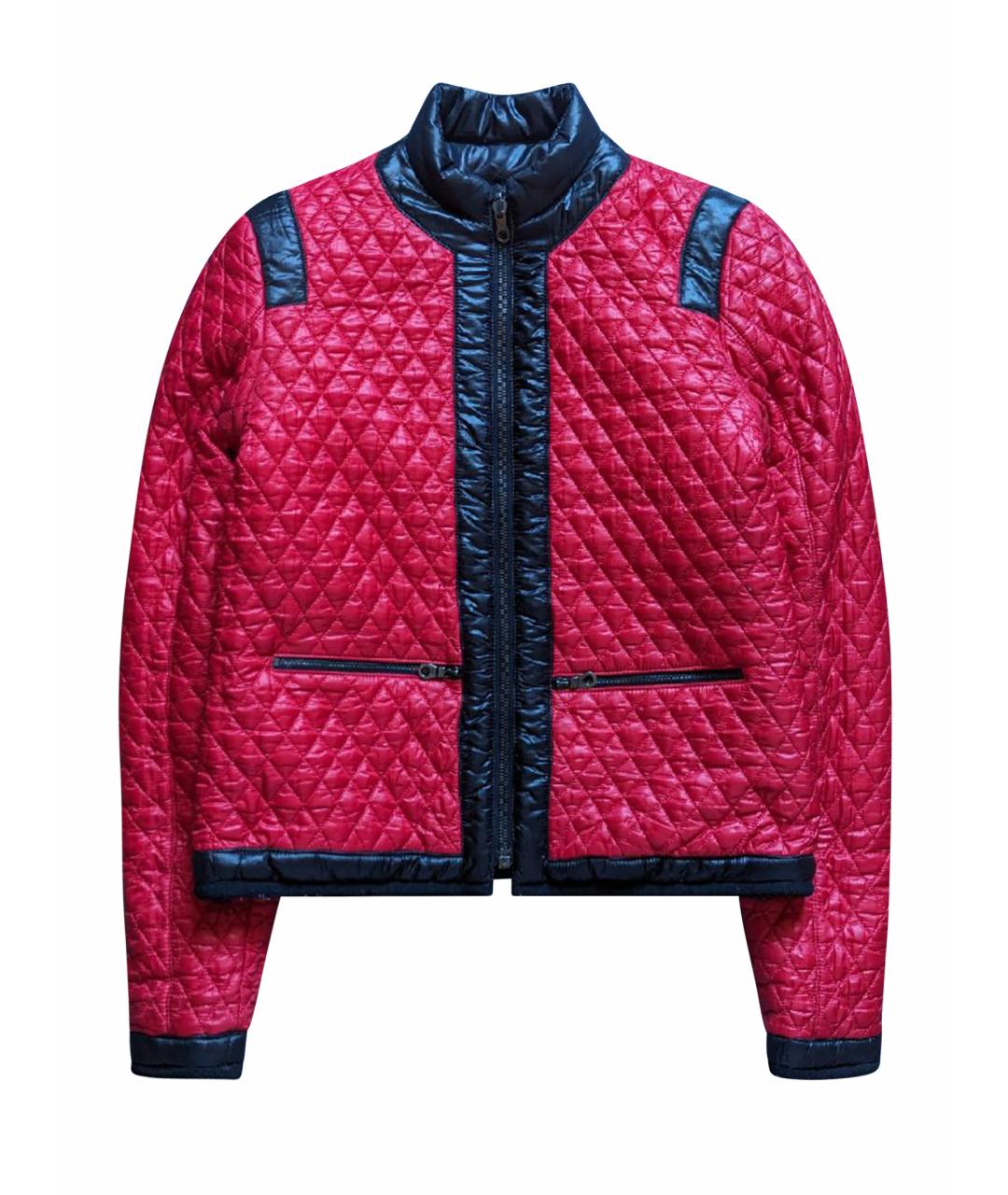 CHANEL Красная полиэстеровая куртка, фото 1