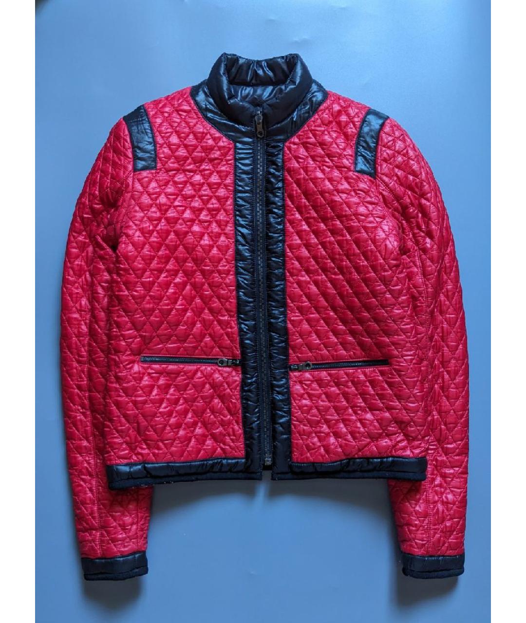 CHANEL Красная полиэстеровая куртка, фото 9