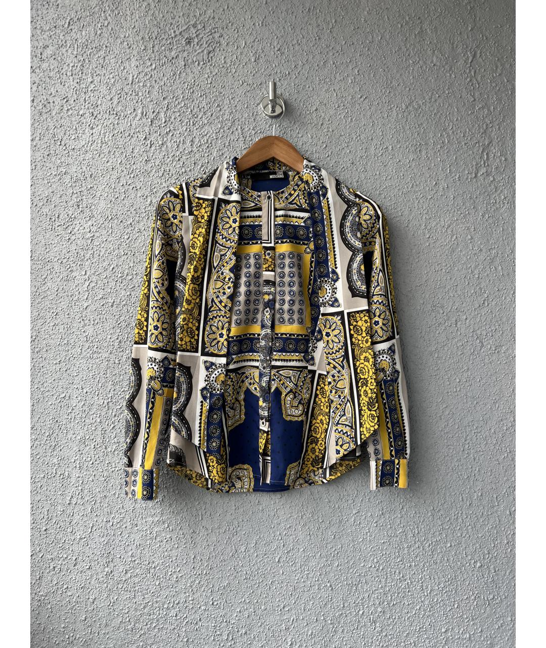 MOSCHINO Полиэстеровая блузы, фото 6