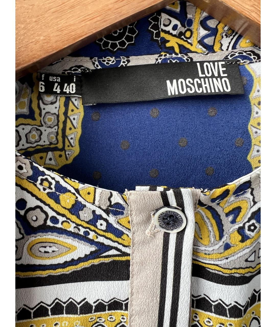 MOSCHINO Полиэстеровая блузы, фото 3