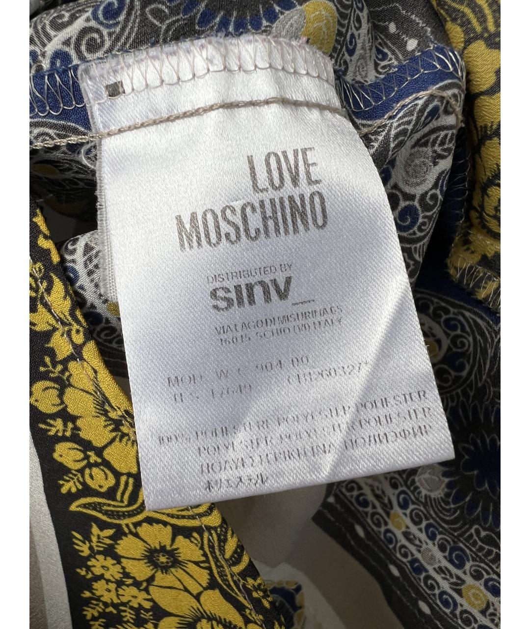 MOSCHINO Полиэстеровая блузы, фото 4