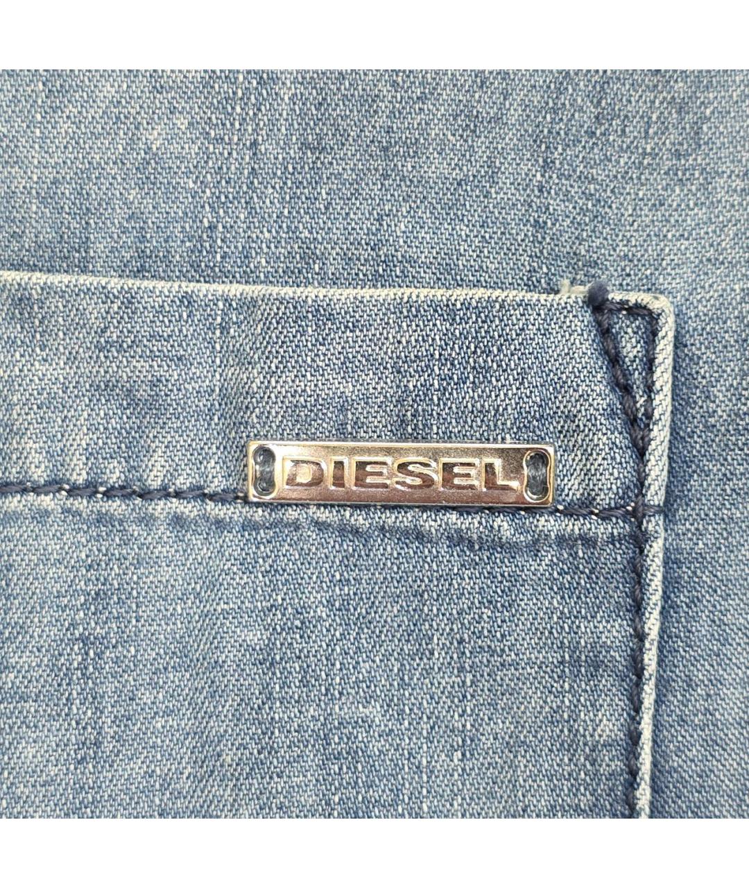 DIESEL Синяя хлопковая кэжуал рубашка, фото 5