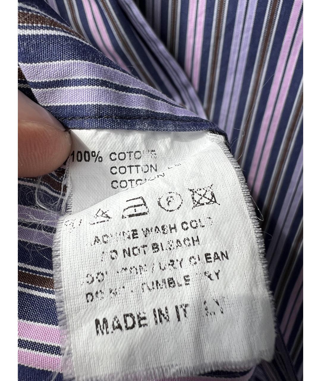 ETRO Хлопковая классическая рубашка, фото 5