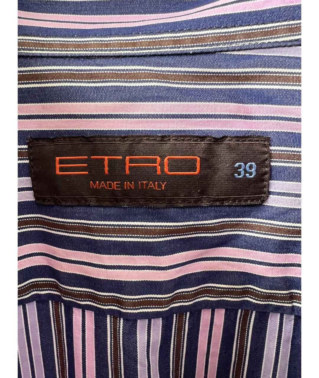 ETRO Хлопковая классическая рубашка, фото 4