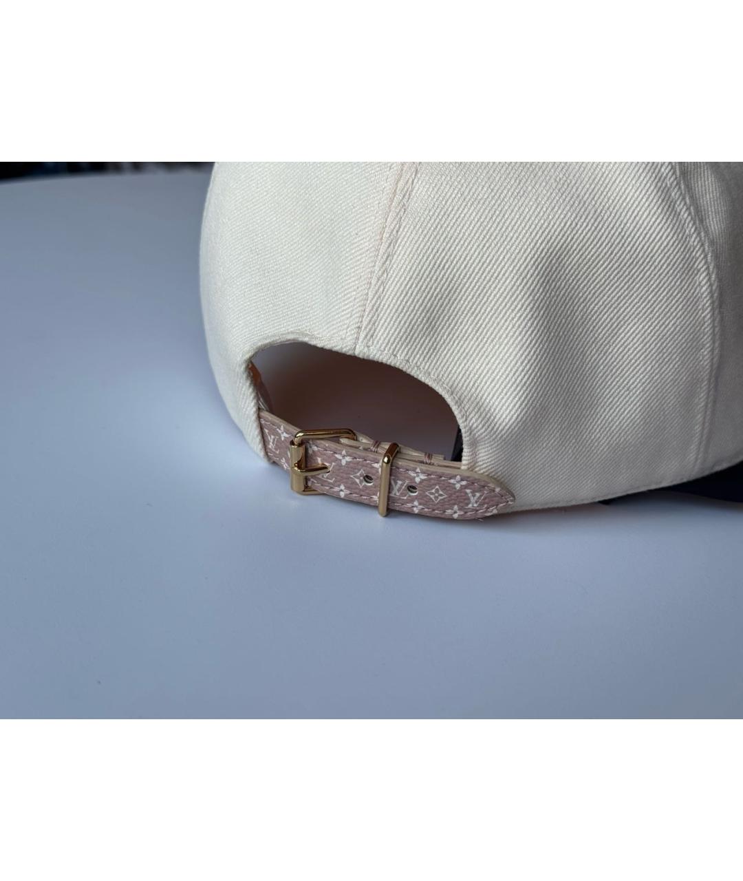 LOUIS VUITTON Розовая хлопковая кепка, фото 5