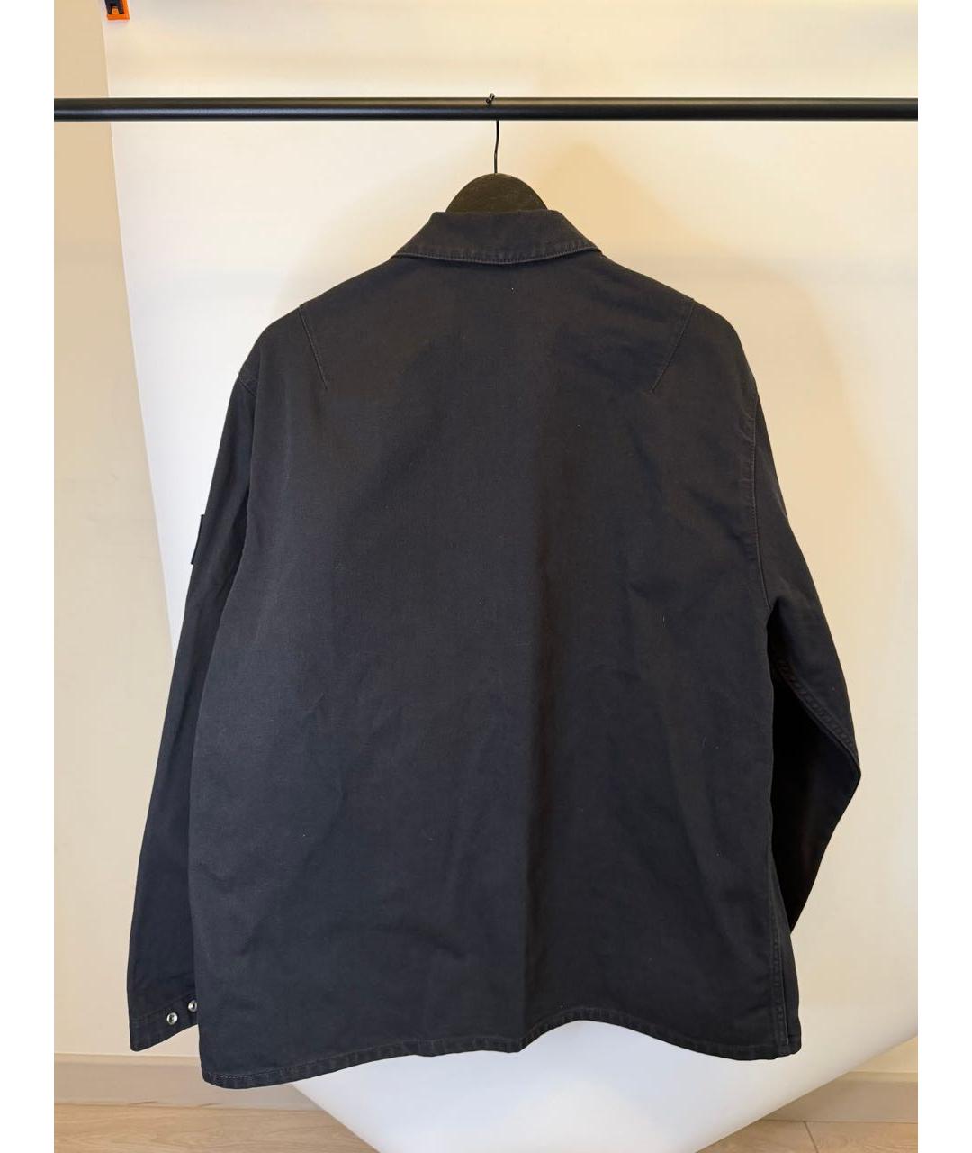 STONE ISLAND Черная деним куртка, фото 2