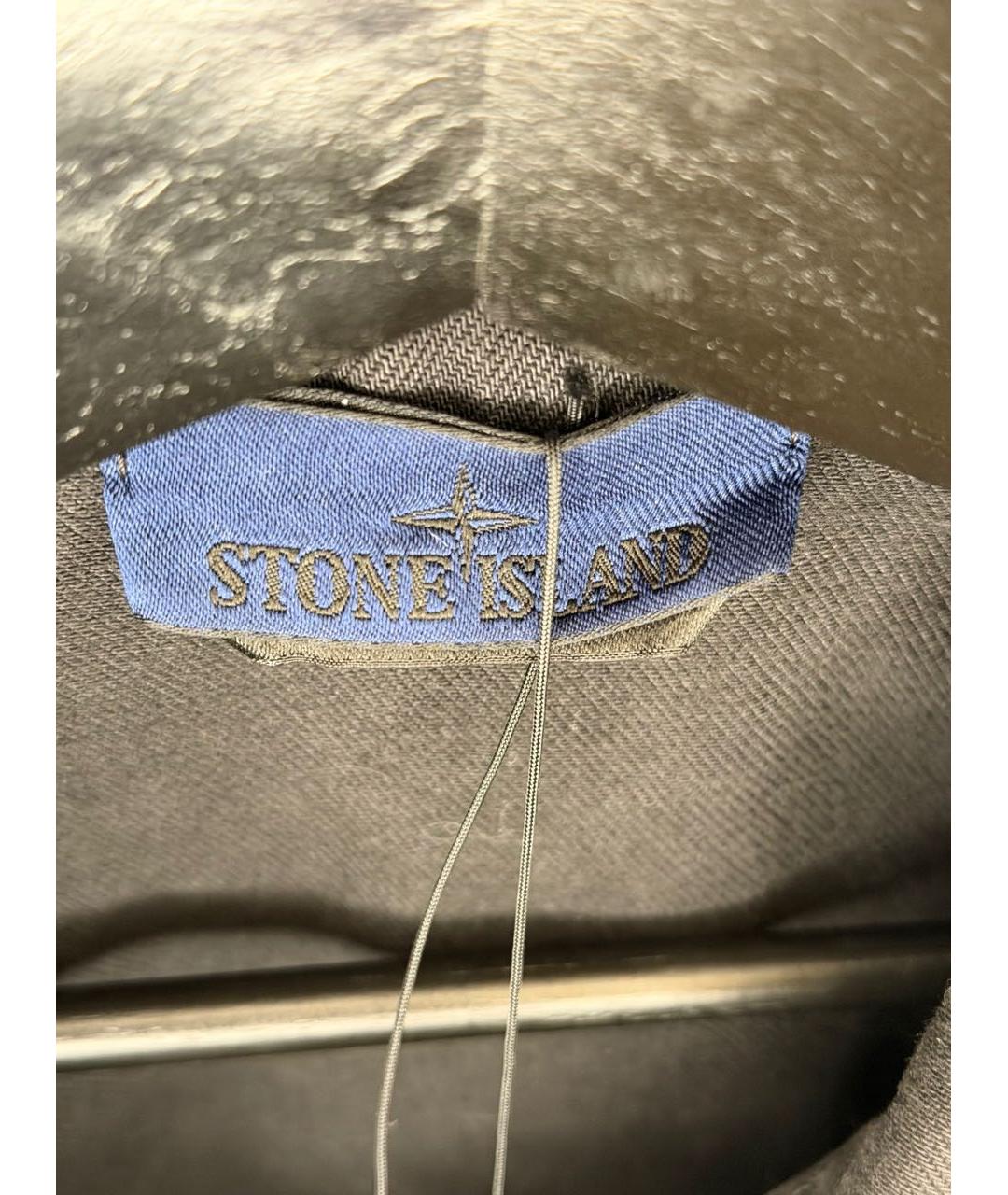 STONE ISLAND Черная деним куртка, фото 3