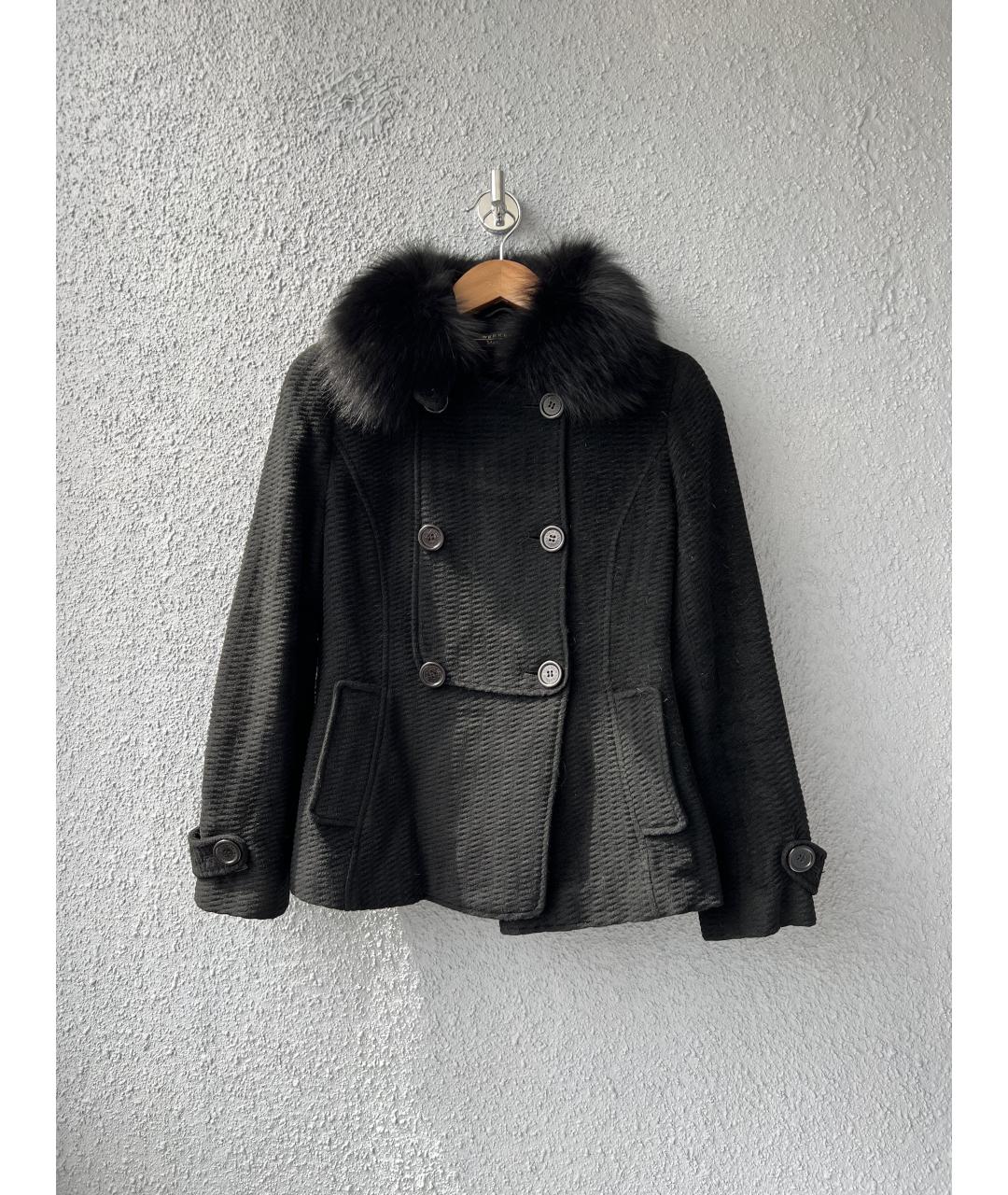 WEEKEND MAX MARA Черное пальто, фото 8