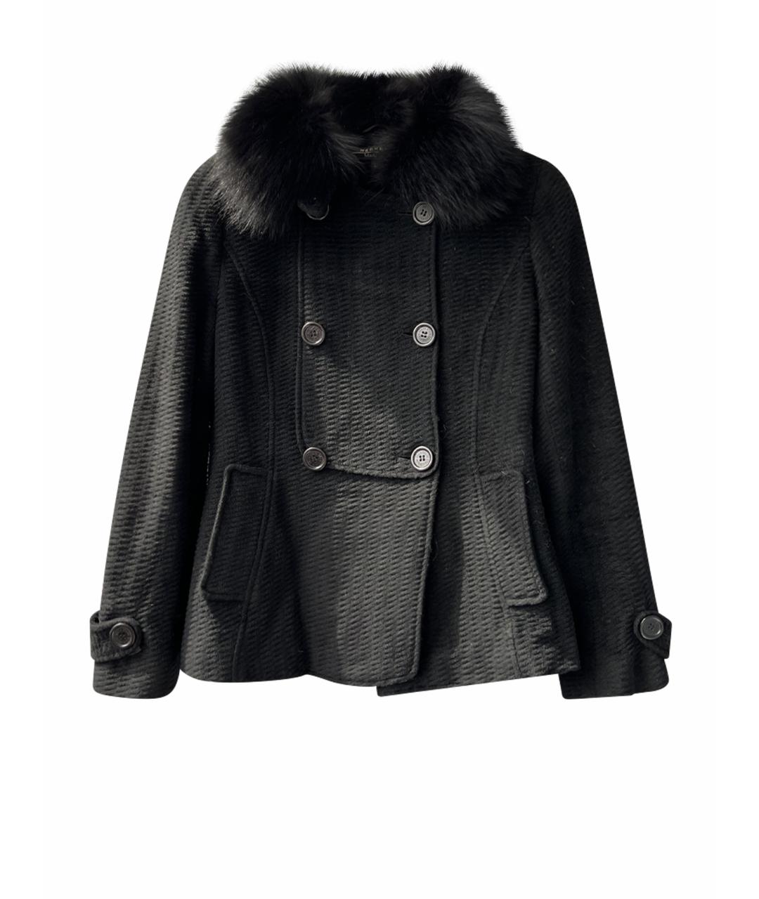 WEEKEND MAX MARA Черное пальто, фото 1