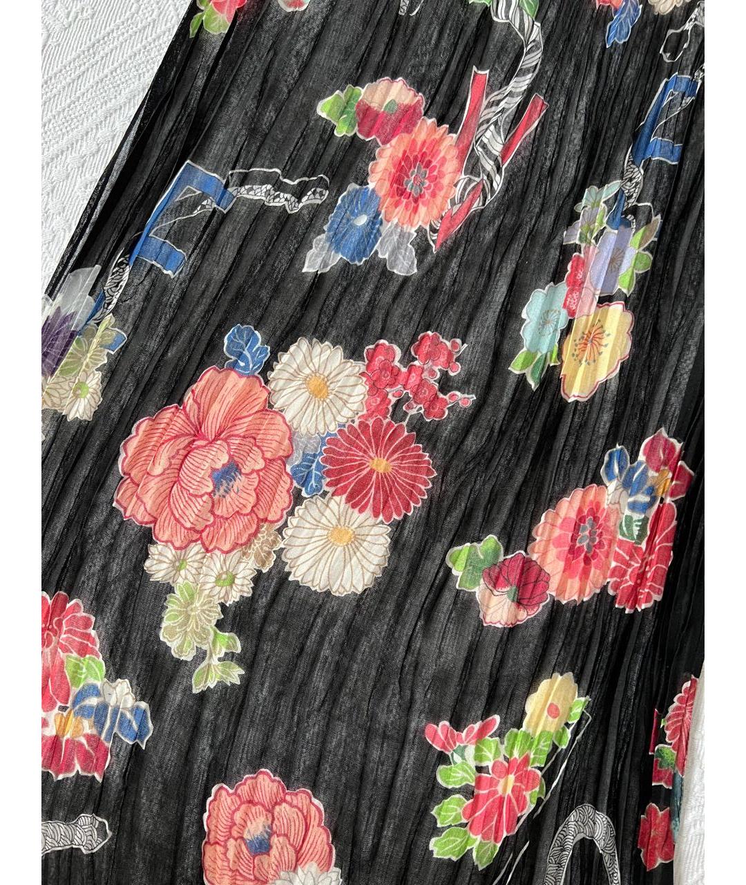 SAINT LAURENT Черный шарф, фото 3