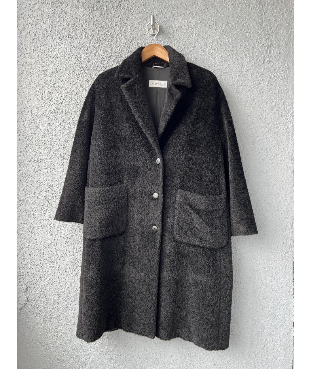 MAX MARA Черное пальто, фото 7