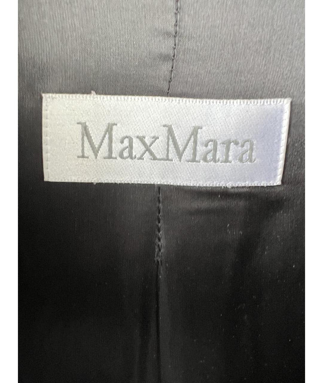 MAX MARA Черное пальто, фото 3